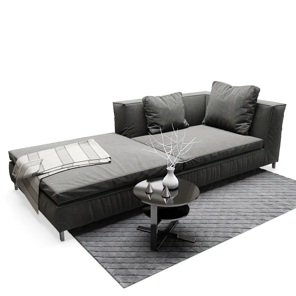 furniture - Bernhardt Martin sofa 4 3D Model