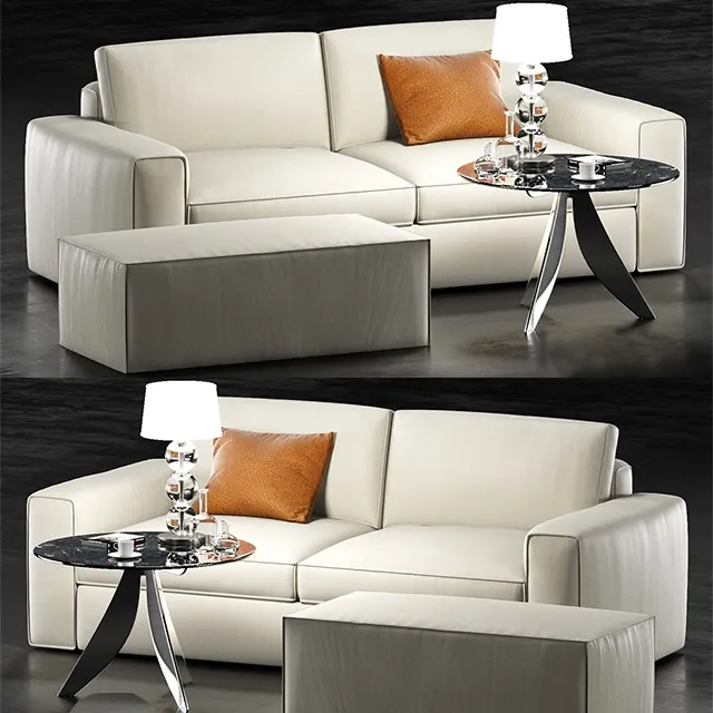 furniture - Berto Joey sofa 1 3D Model