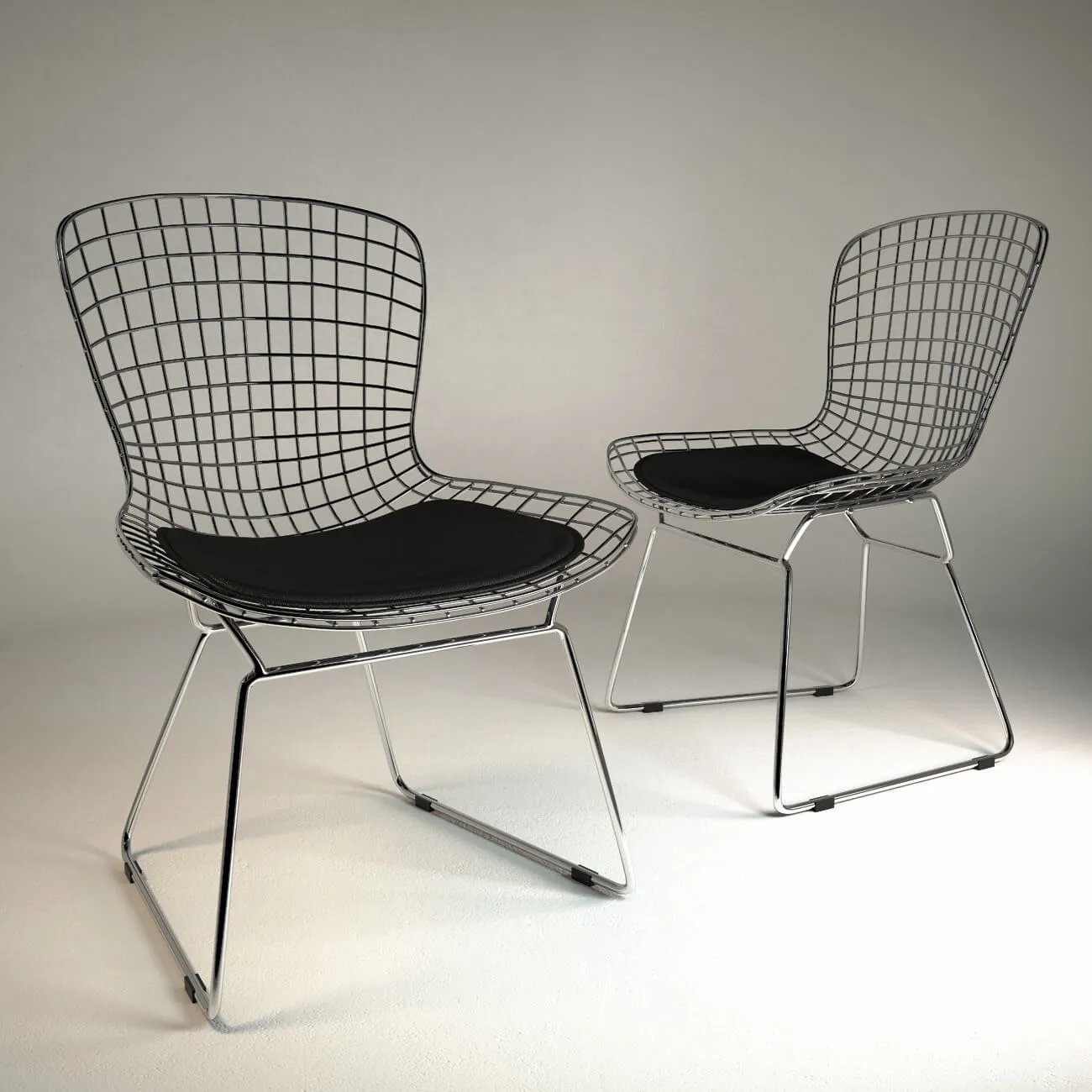 furniture - Bertoia Replica chair 3D Model