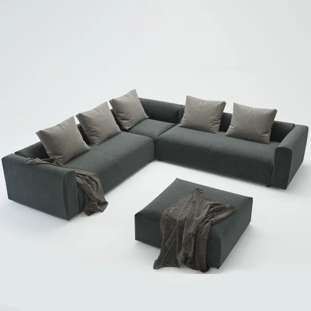 furniture - Biba Salotti Joy sofa  5 3D Model