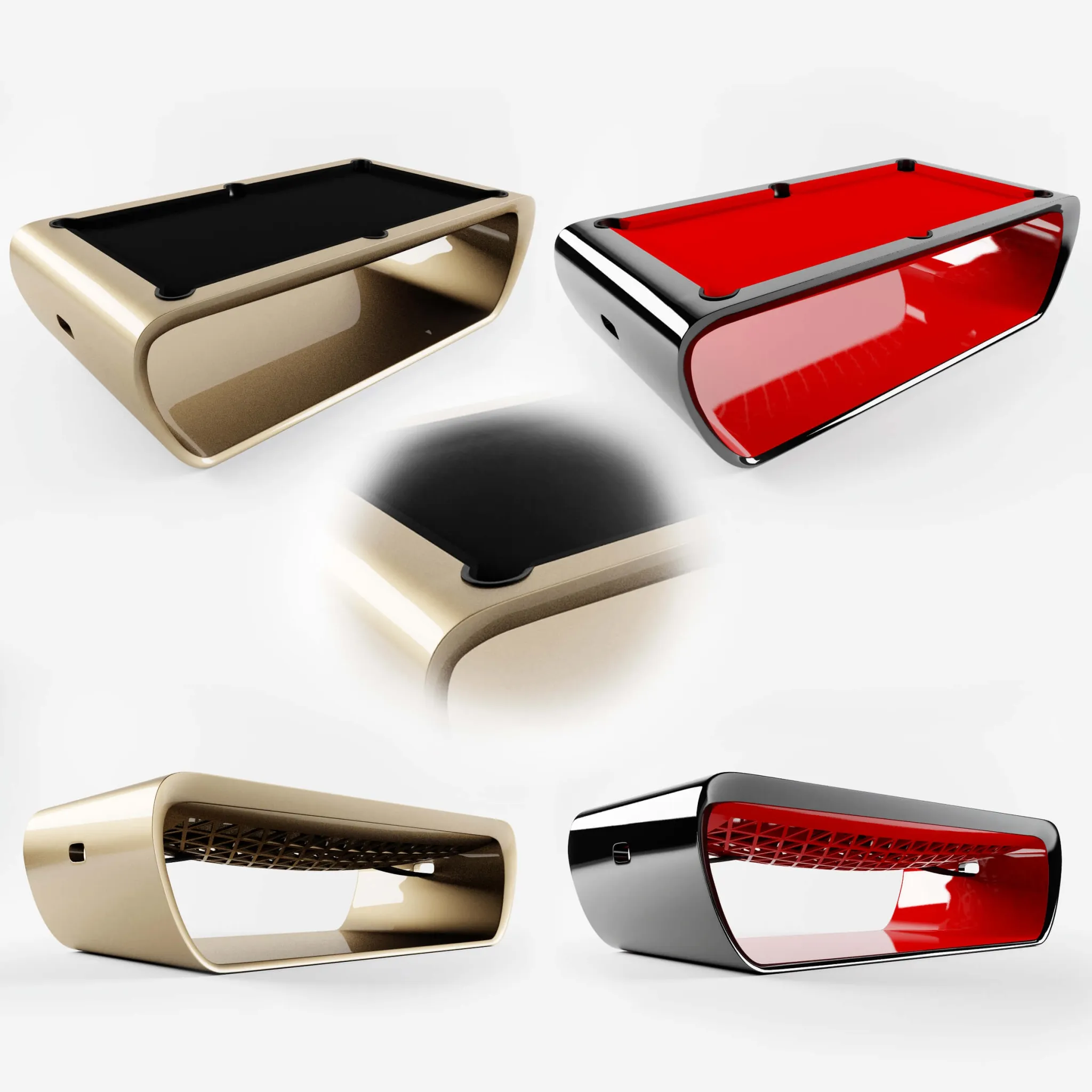 furniture - Billard Toulet 3D Model