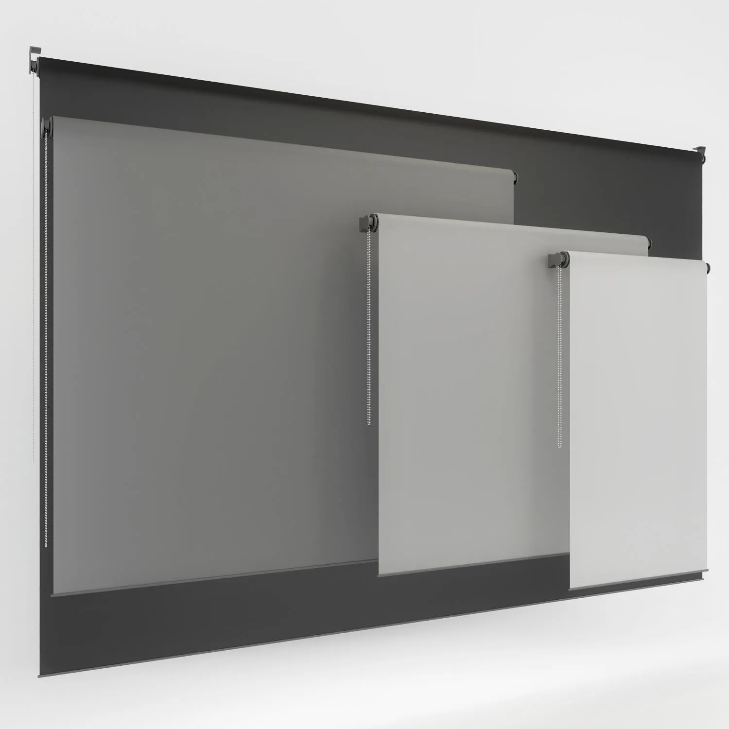 furniture - Blinds animated 3D Model