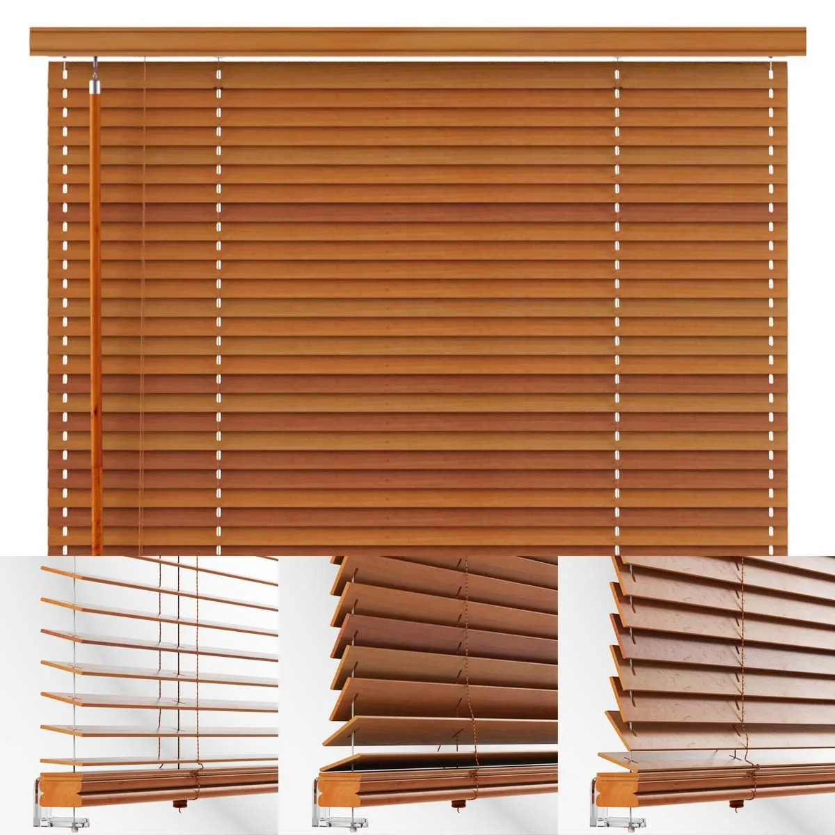 furniture - Blinds open 3D Model