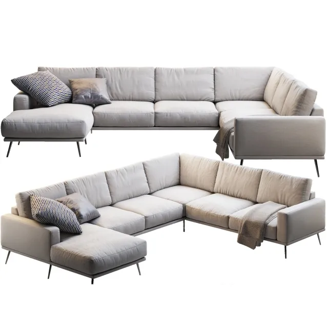 furniture - BoConcept Carlton sofa 2 3D Model