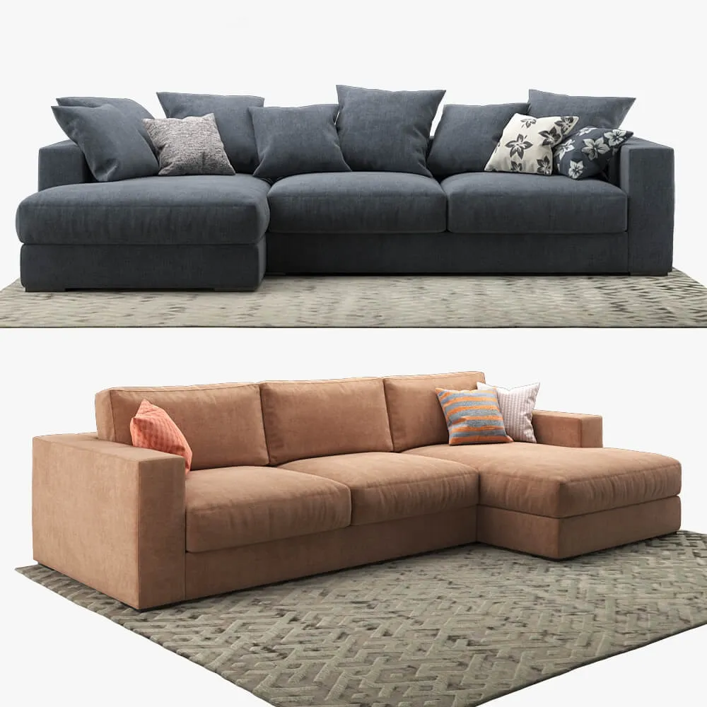 furniture - BoConcept Cenova GK52 (DK52) sofa 1 3D Model