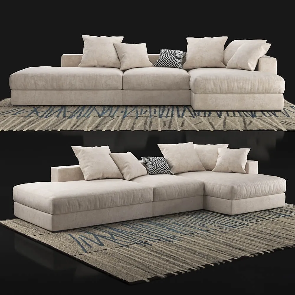 furniture - BoConcept Cenova sofa GY 521 3D Model