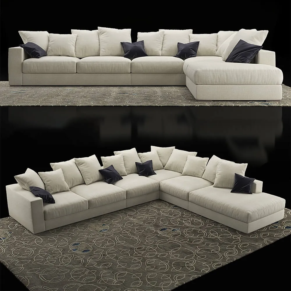furniture - BoConcept Cenova sofa IF52 1 3D Model