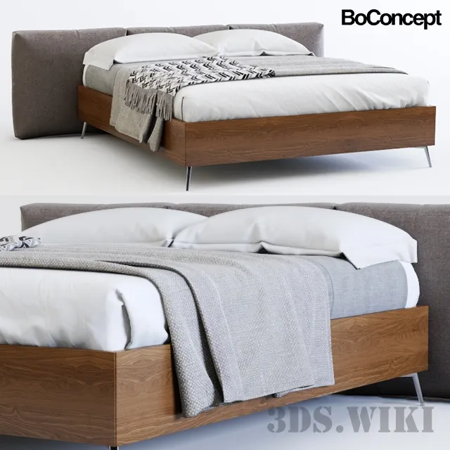 furniture - Boconcept Lugano Bed 3D Model