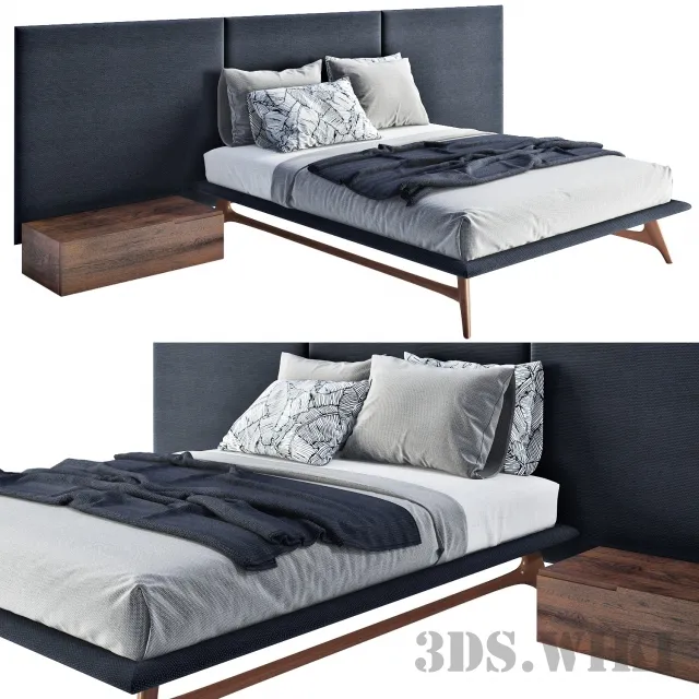 furniture - Bolzan bed 3D Model