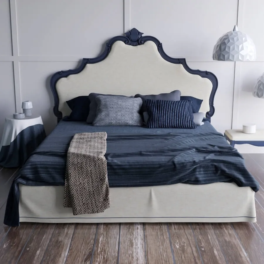 furniture - Bolzan_Letti_Chantal_Chic bed 3D Model