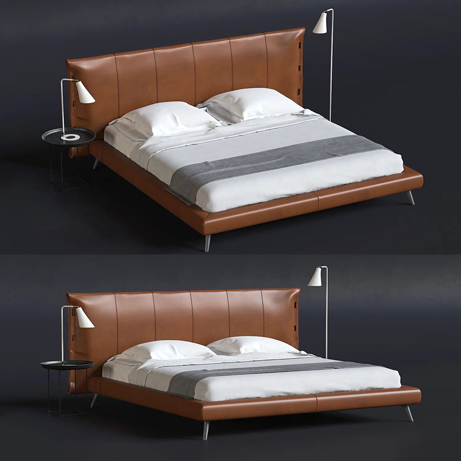 furniture - Bonaldo bed 021 3D Model