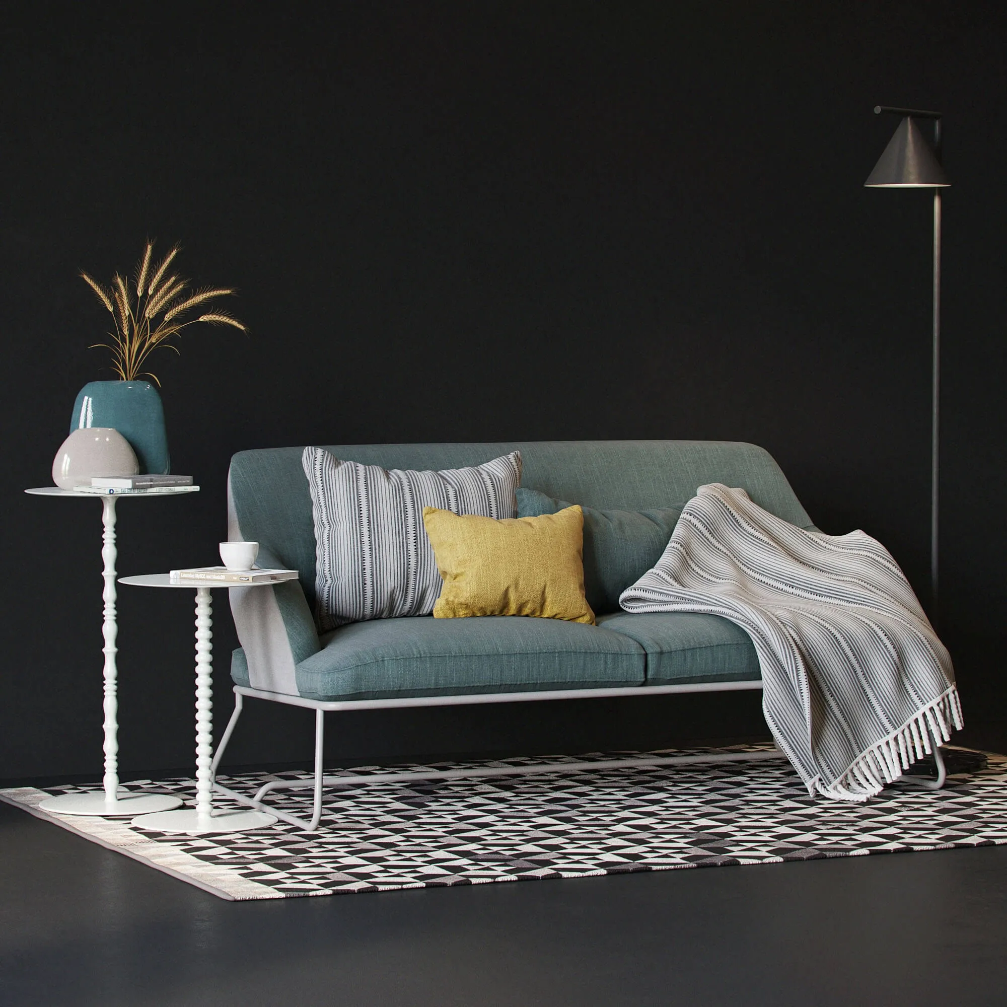 furniture - Bonaldo Blazer sofa 3D Model