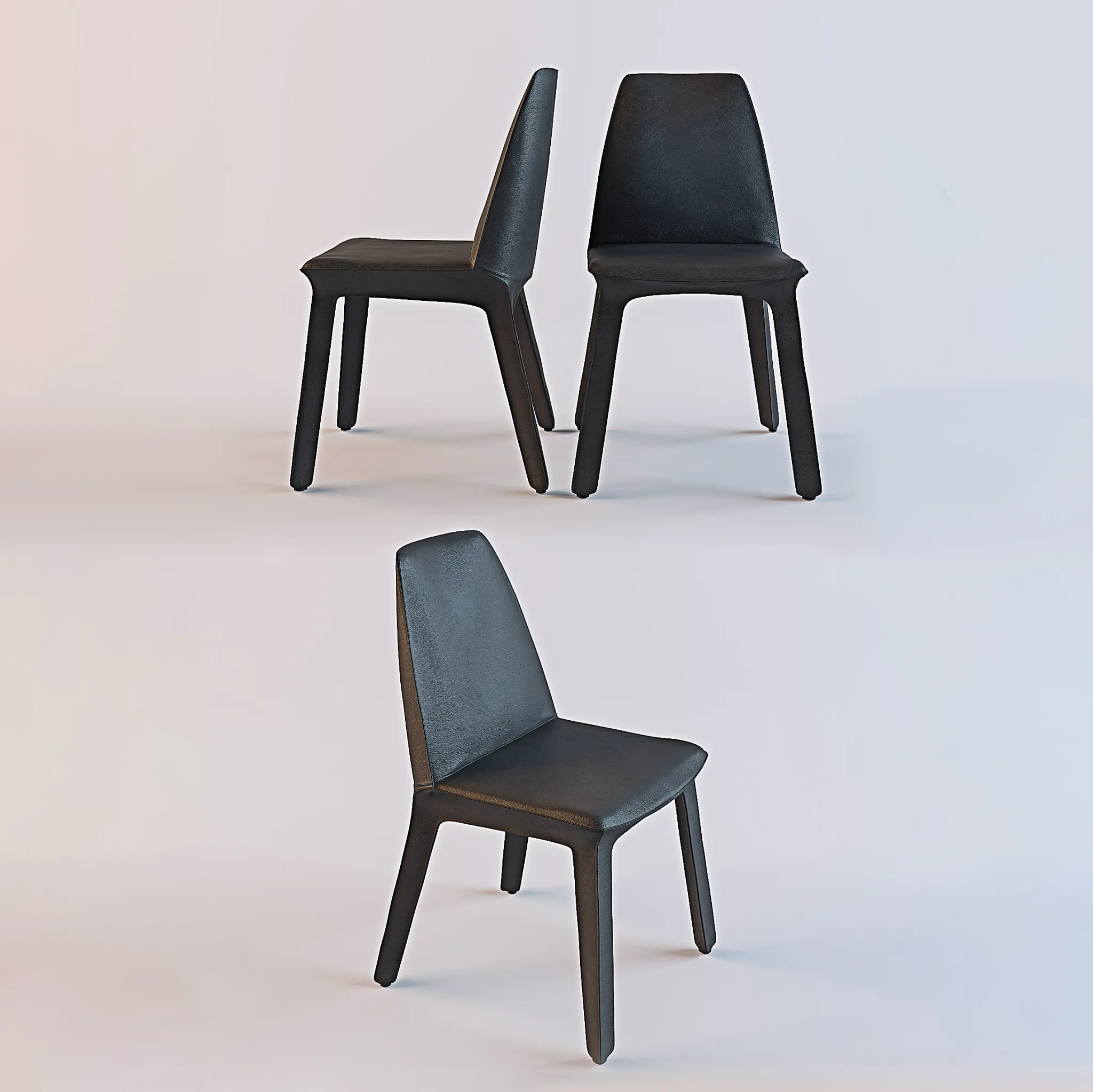 furniture - Bonaldo - Flute chair 3D Model