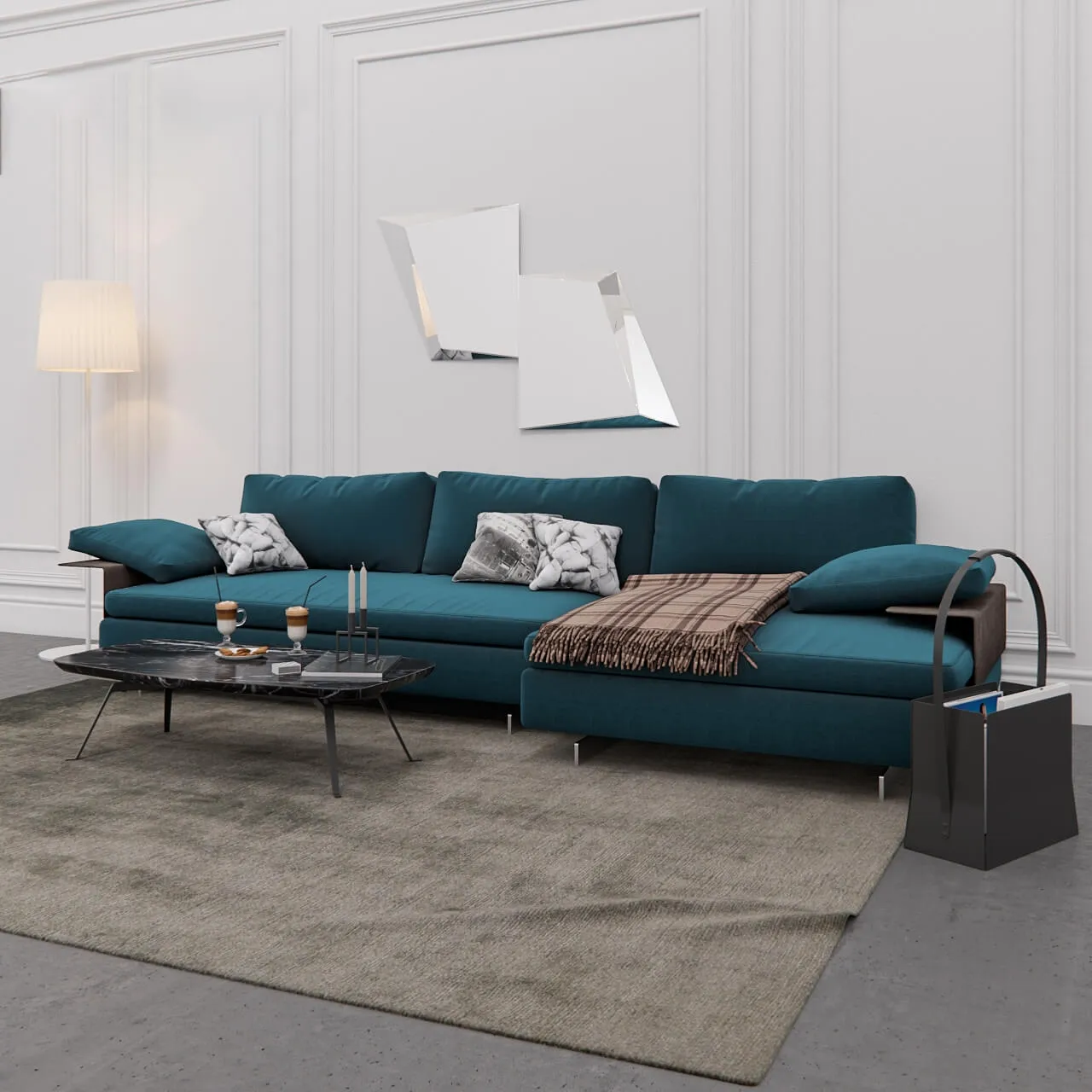furniture - Bonaldo Gossip sofa 3D Model