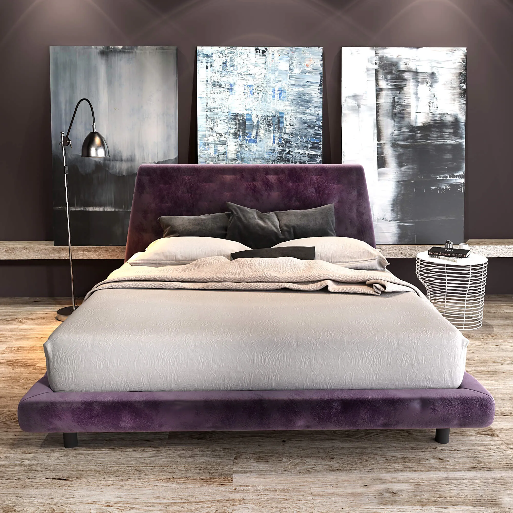 furniture - Bonaldo Joe Ego bed 2 3D Model