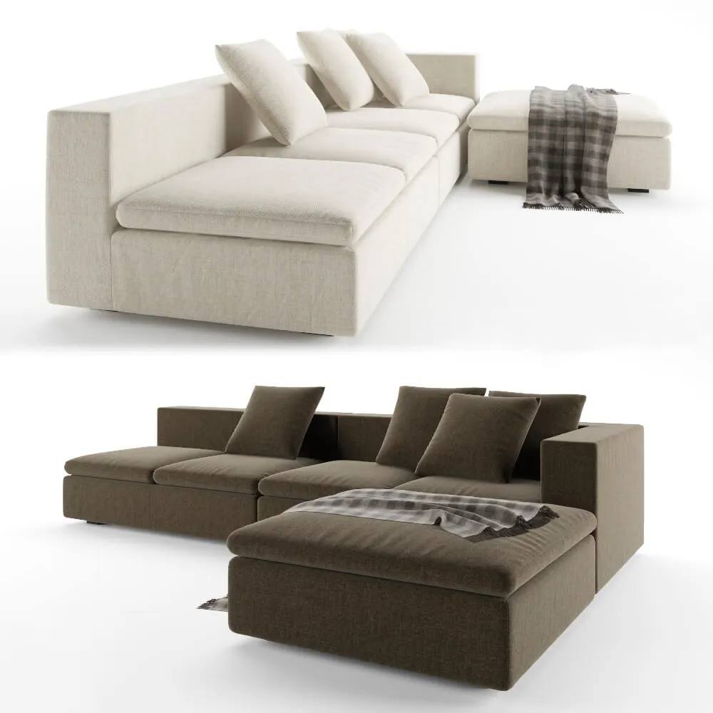 furniture - Bonaldo Land sofa 2 3D Model