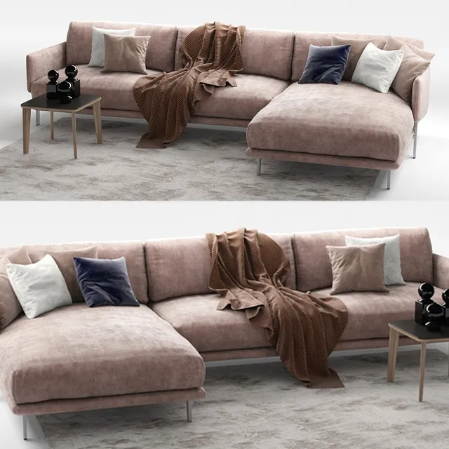 furniture - Bonaldo Structure sofa 3D Model
