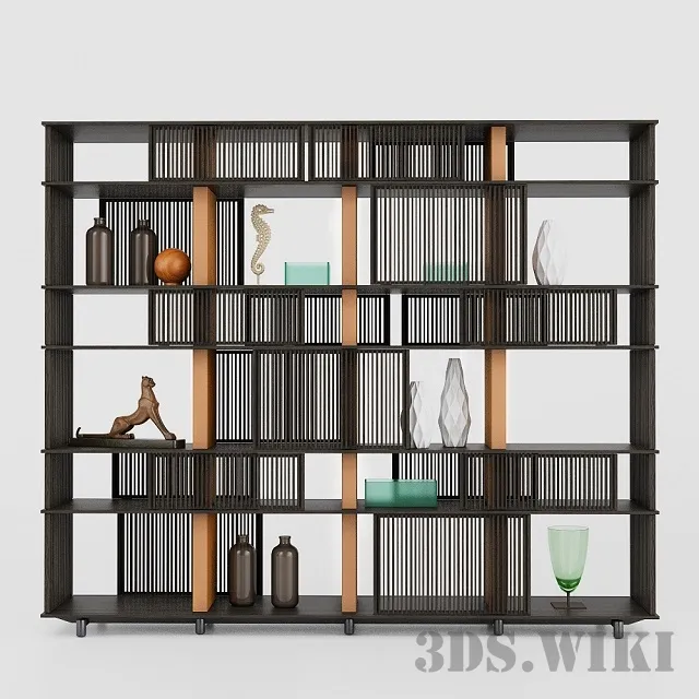 furniture - Bookcase Lloyd 3D Model