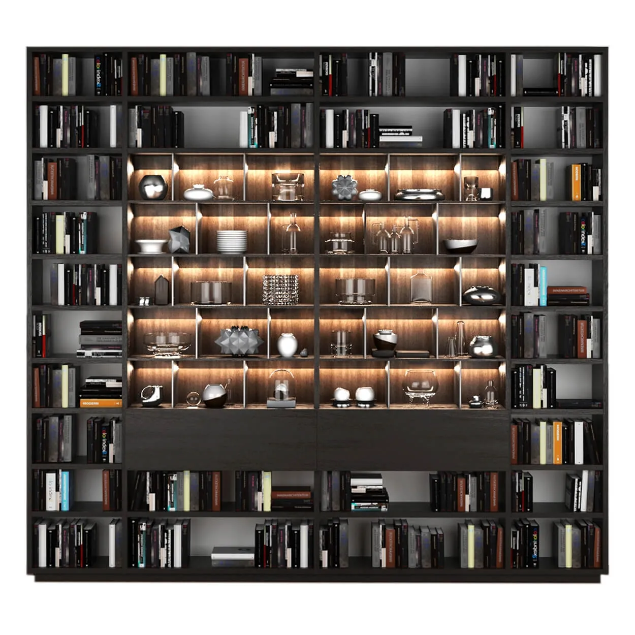 furniture - Bookcase Poliform 3D Model