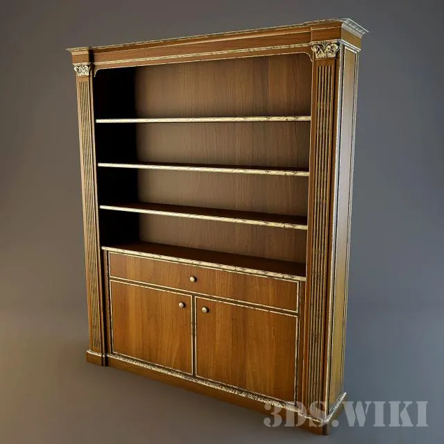 furniture - Bookcase Scappini Art 2232 3D Model
