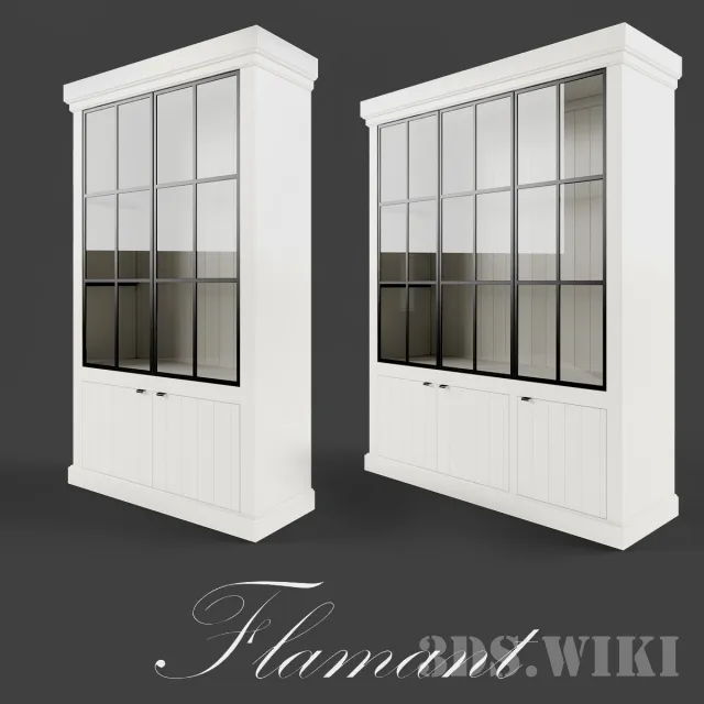furniture - Bookcases Iron Jason 3D Model