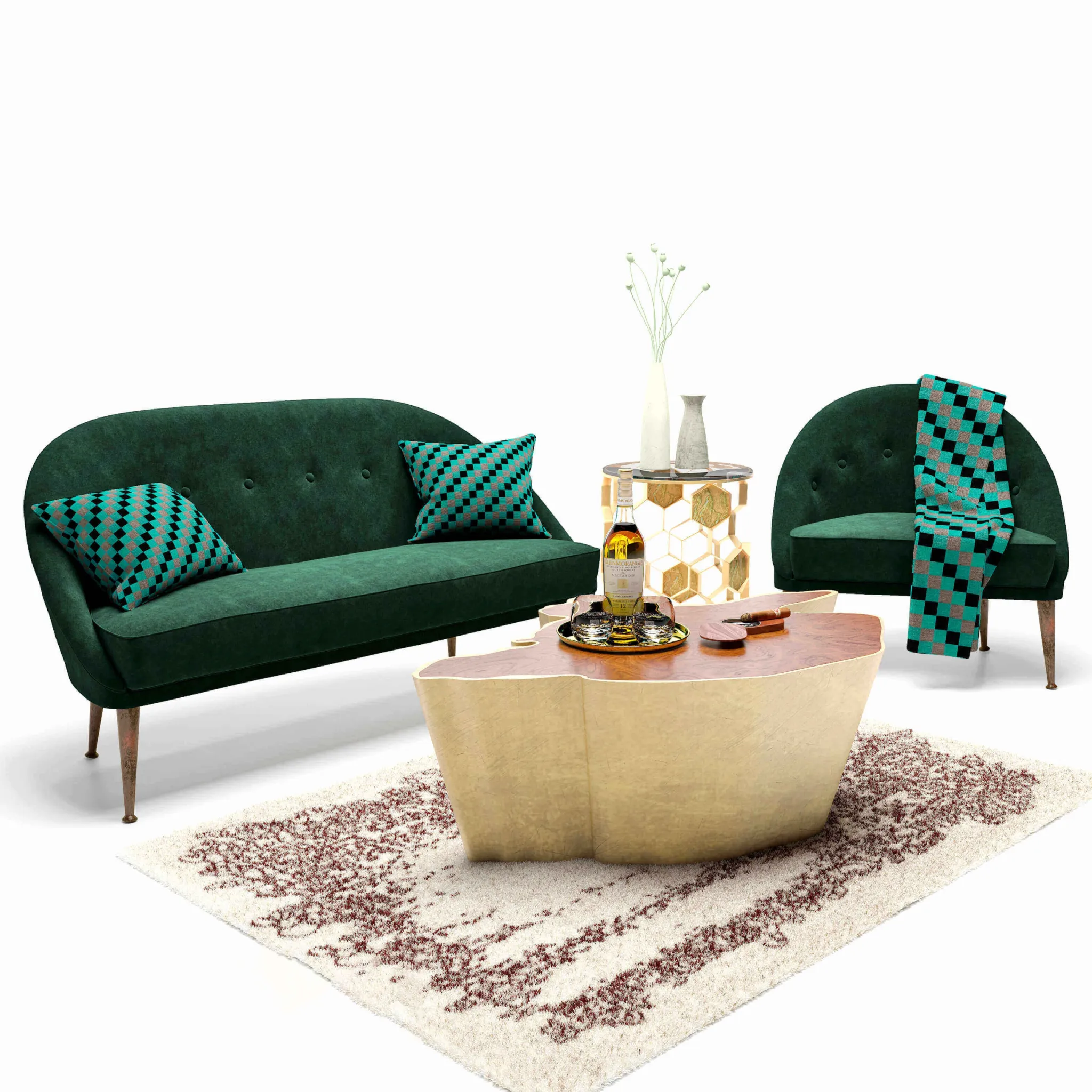 furniture - Brabbu Furniture Set 3D Model