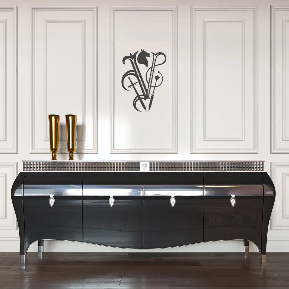 furniture - Buffet Borgia IPE Cavalli Visionnaire 3D Model