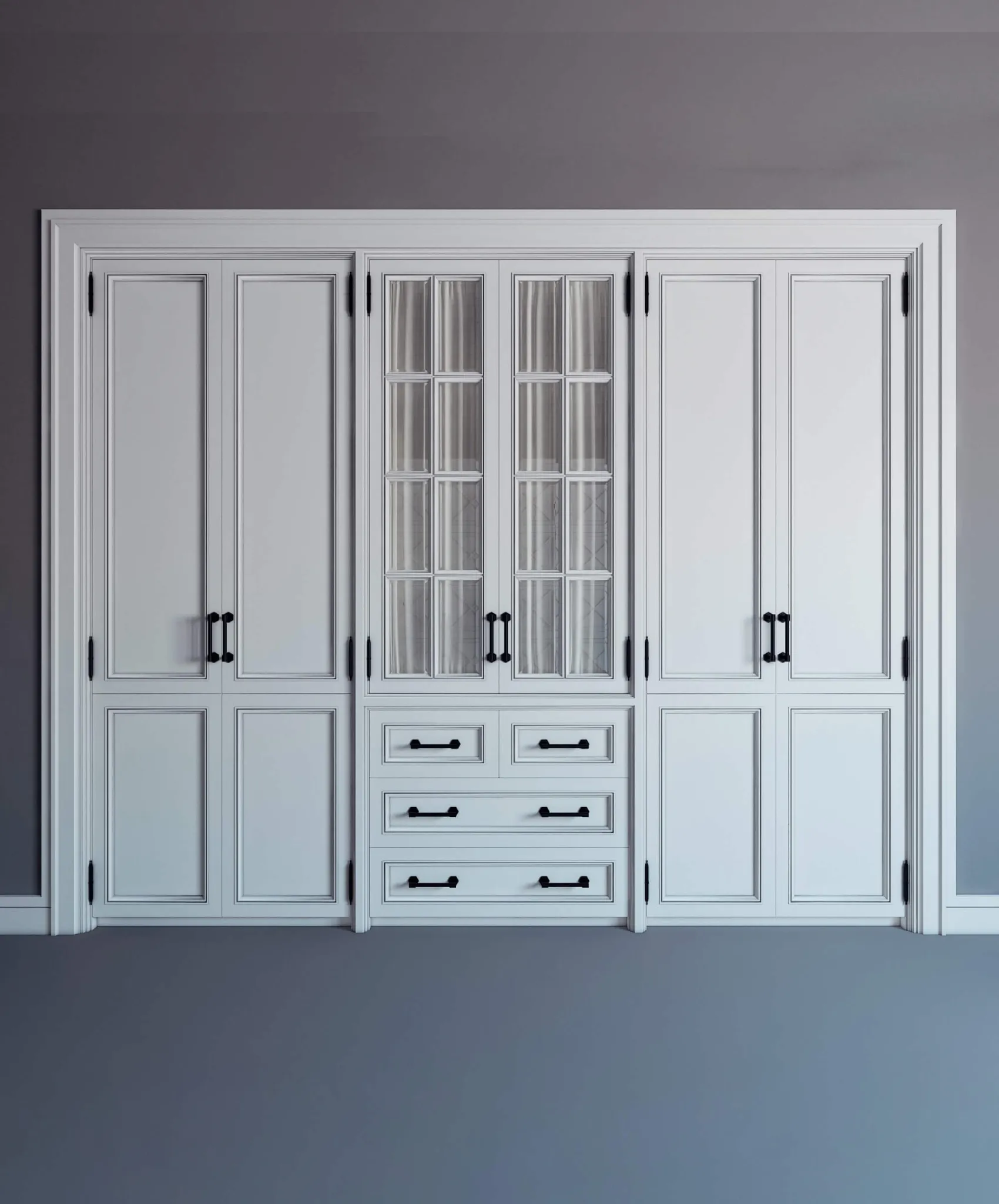 furniture - Built-in wardrobe 07 3D Model