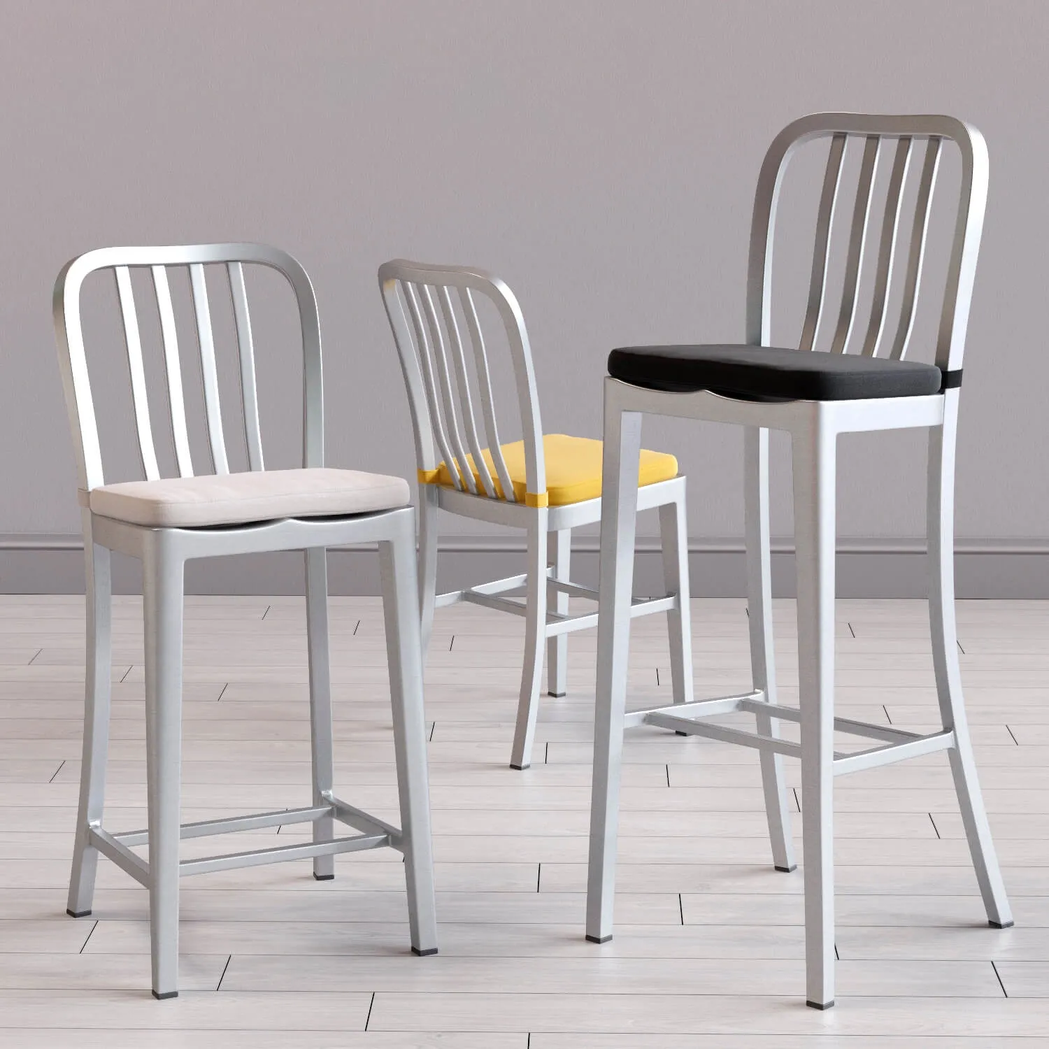 furniture - C and B Delta dinning and bar chairs 3D Model