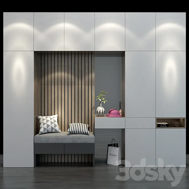 Furniture cabinet 0179 3D Model