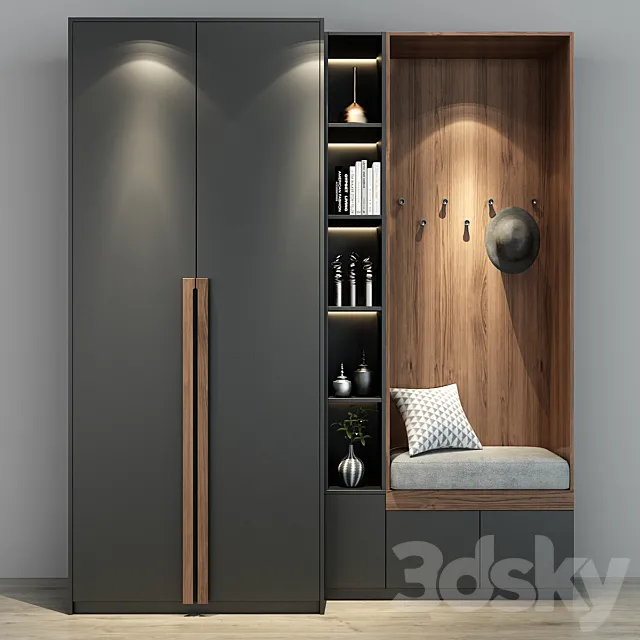 Furniture cabinet 0186 3D Model