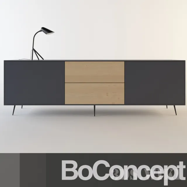 furniture - Cabinet Lumpa BoConcept 3D Model