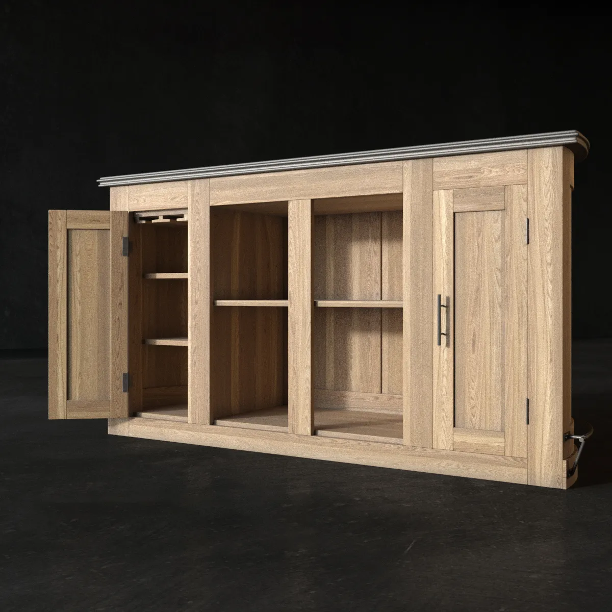 furniture - Cabinet Pottery Barn 002 3D Model