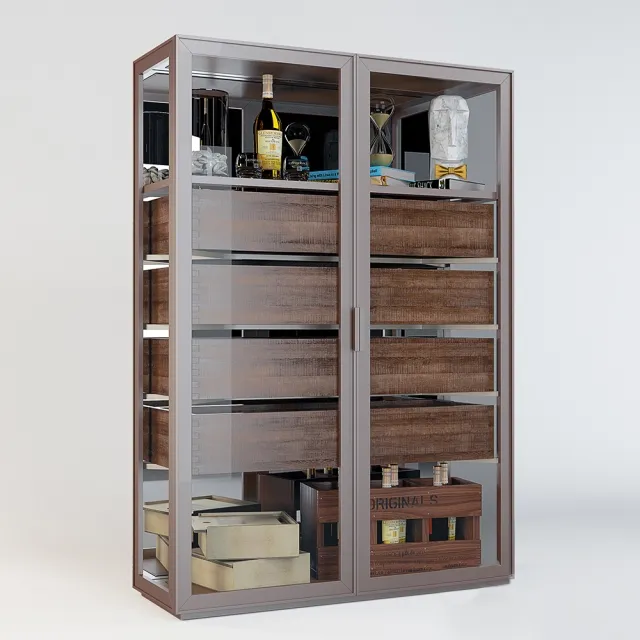 furniture - Cabinet - showcase Berger 3D Model