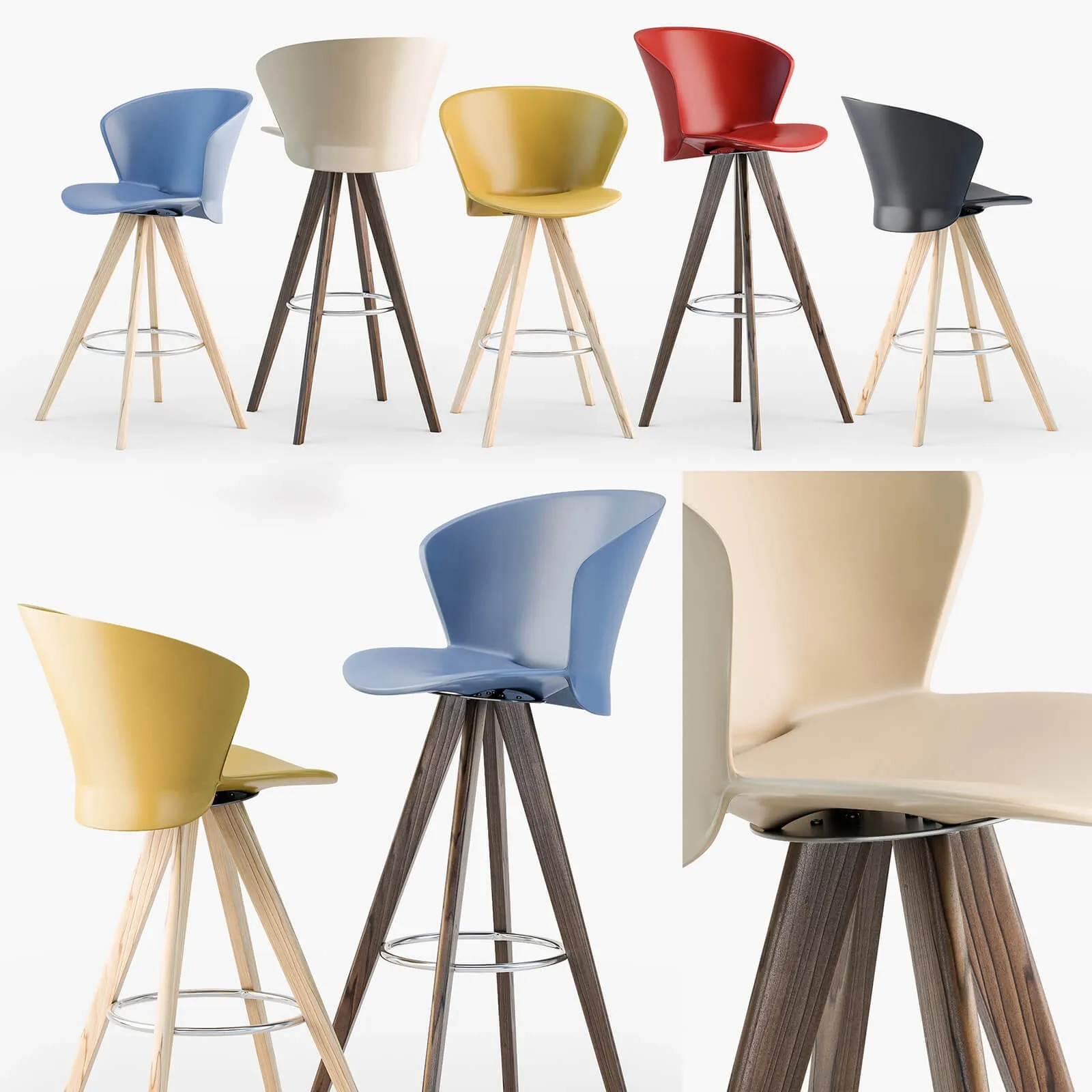 furniture - Calligaris Bahia chair 7 3D Model