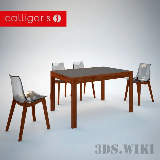 furniture - Calligaris Chair 3D Model