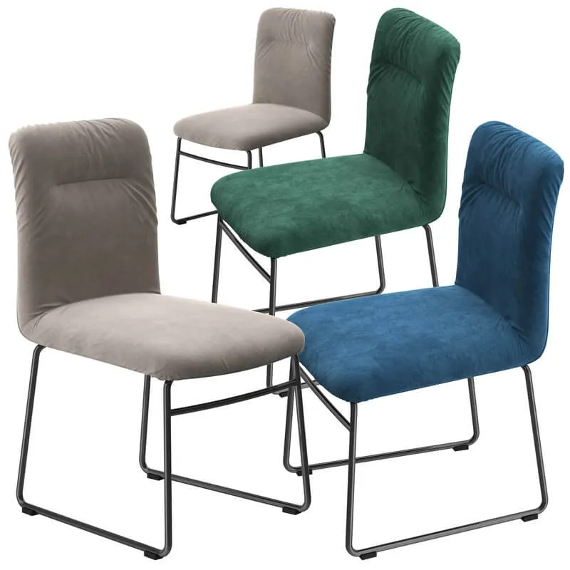 furniture - Calligaris Greta chair metal base 3D Model
