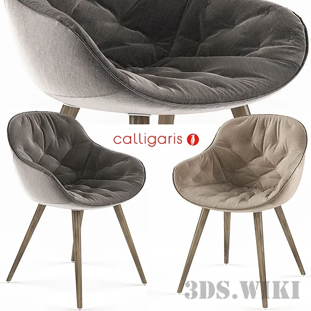 furniture - Calligaris Igloo Soft Chair 3D Model