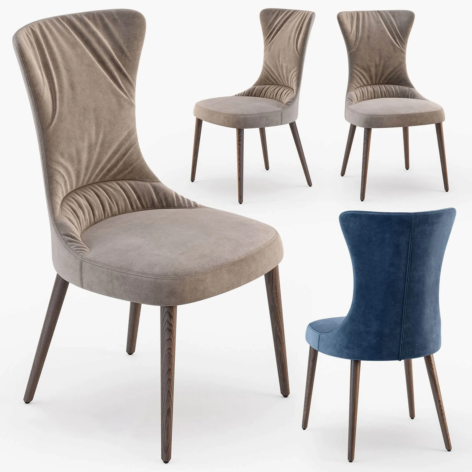 furniture - Calligaris Rosemary chair 3D Model