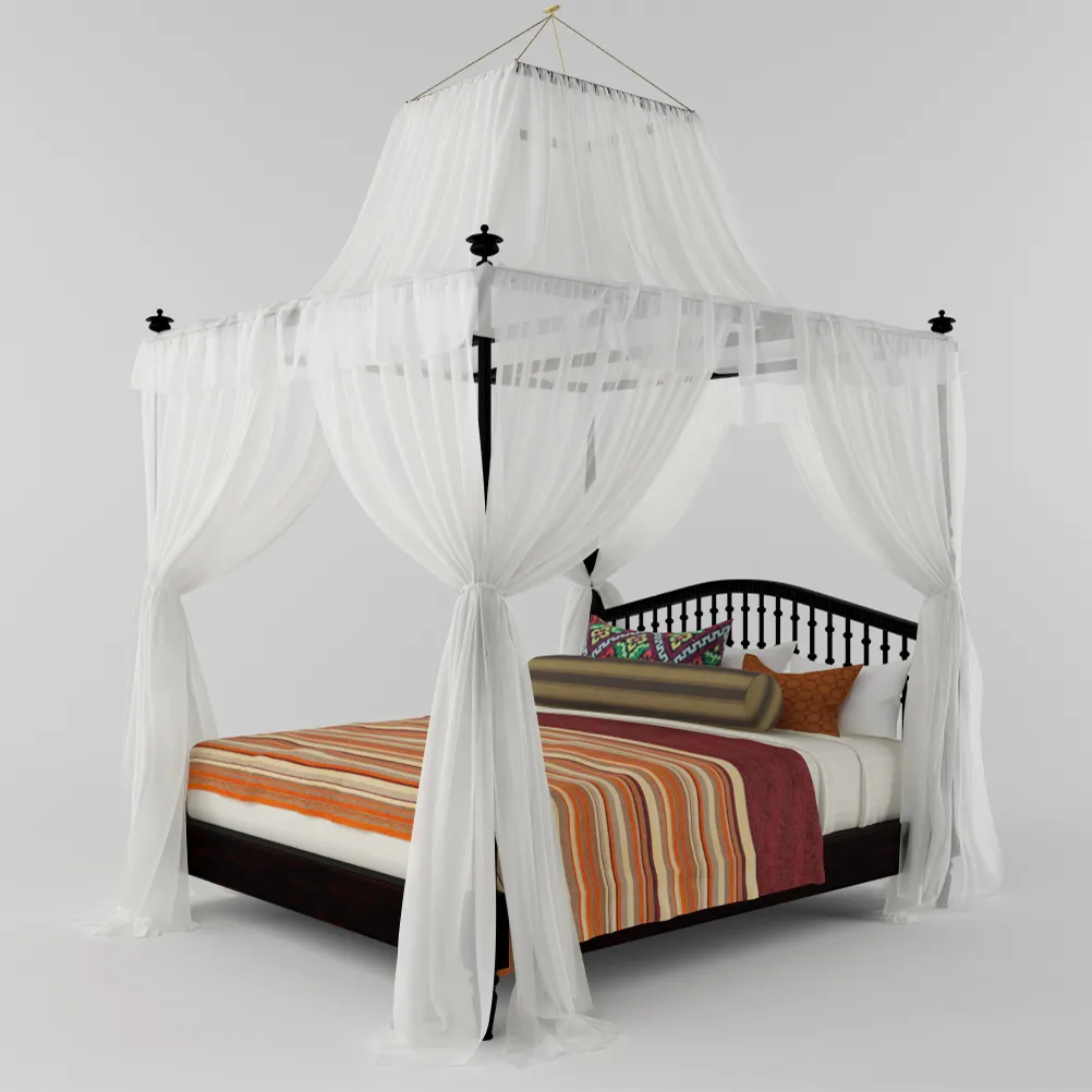 furniture - Canopy bed 05 3D Model