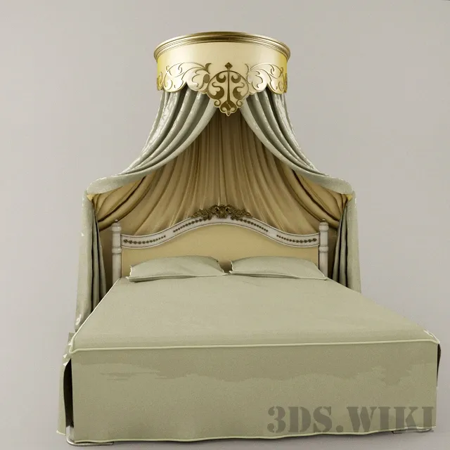 furniture - Canopy bed 3D Model