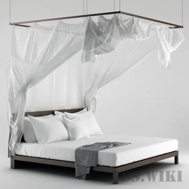furniture - Canopy bed 3D Model