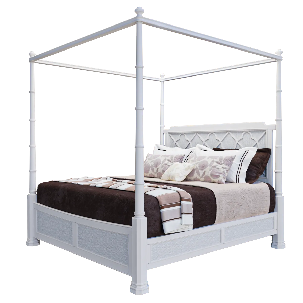 furniture - Canopy bed 3D Model