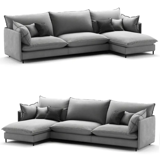 furniture - Cantori Tango Easy sofa 3D Model