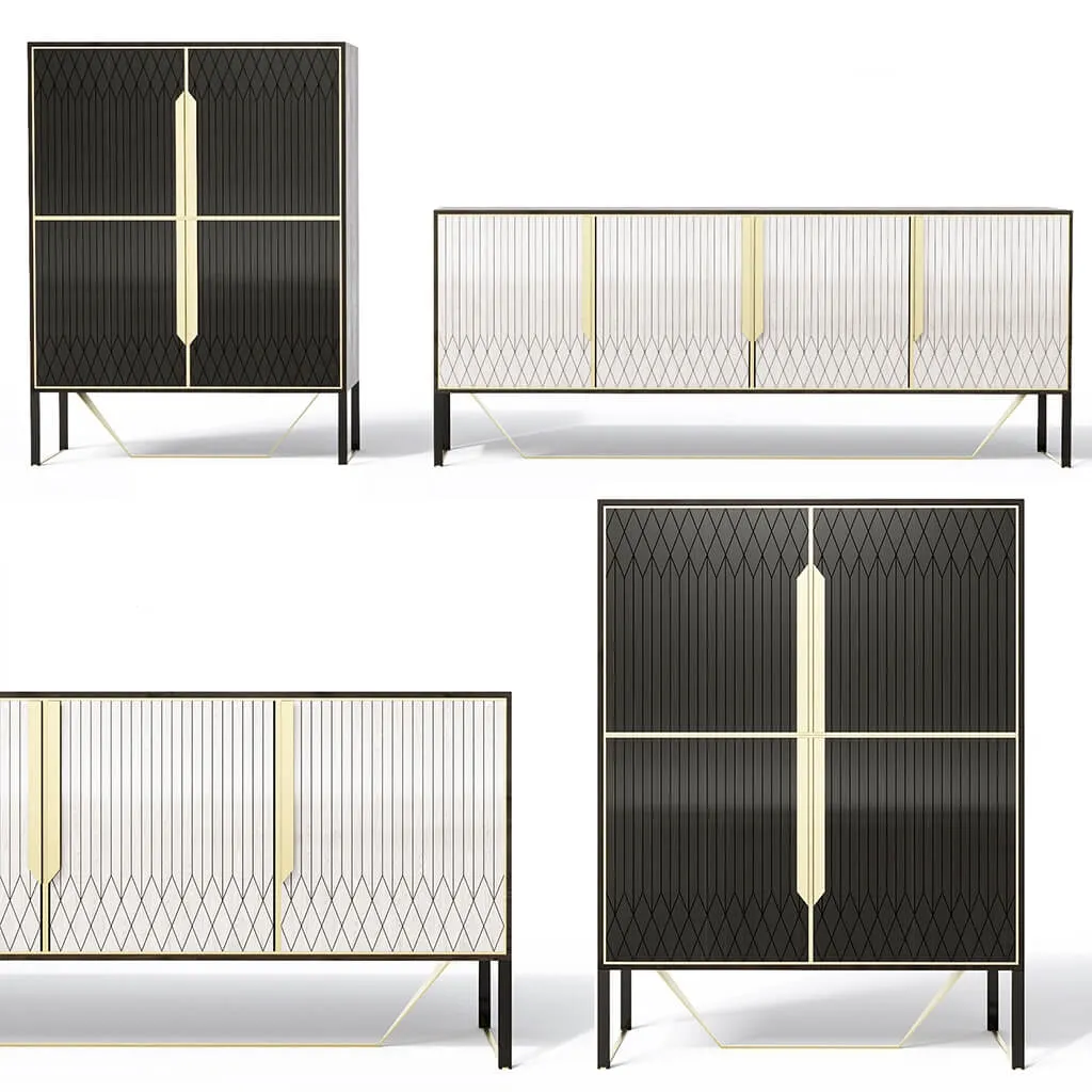 furniture - Capital Prisma set 3D Model