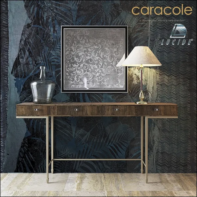 furniture - CARACOLE Console ATS-CONTAB-001 3D Model
