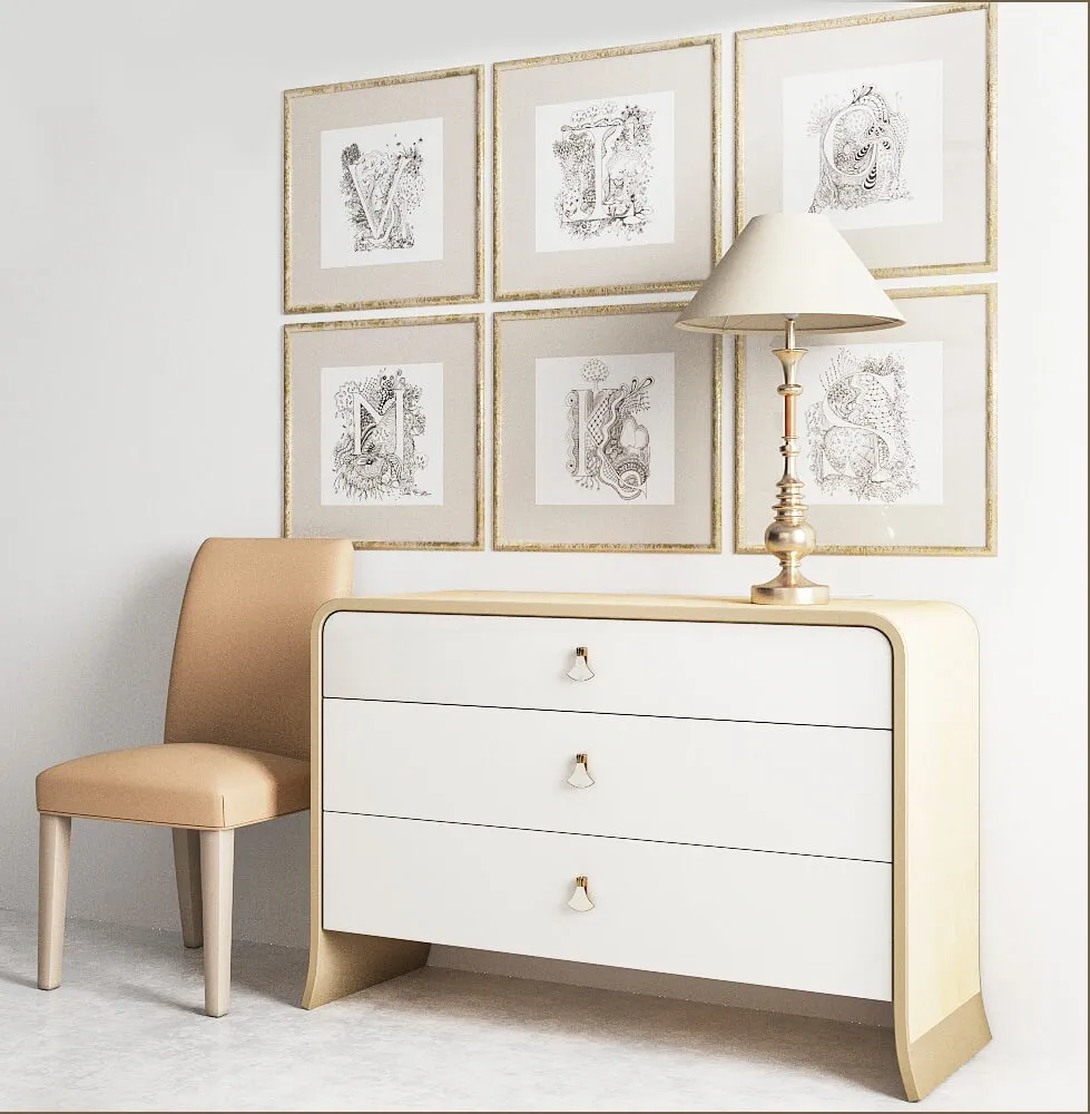 furniture - Caracole grace-ful con closto 081 3D Model