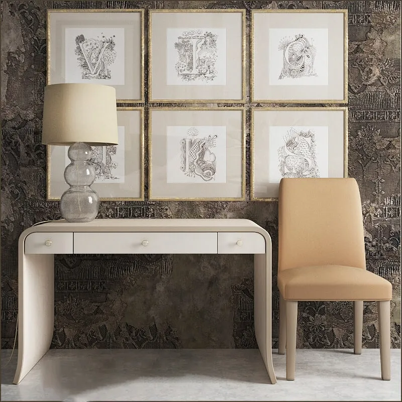 furniture - Caracole Snowed Under Con -Contab-018 3D Model