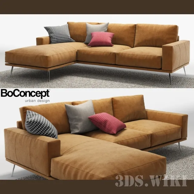 furniture - Carlton Sofa - BoConcept 3D Model