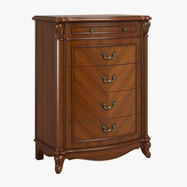 furniture - Carpenter 5 drawer cabinet 850x500x1090 3D Model